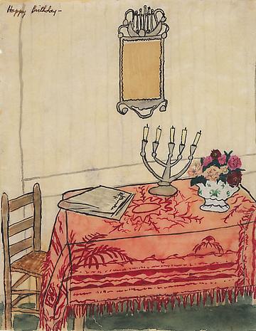 Bishop_Table_with_Candelabra_nd_watercolor_and_gouache0